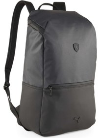 تصویر کوله‌پشتی مردانه سیاه مدل اسپرت فراری برند puma Men's Black Ferrari Sptwr Style Backpack Black Men's Backpack