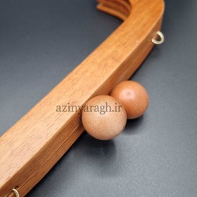 تصویر دهانه چوبی کیف وارداتی هلالی 