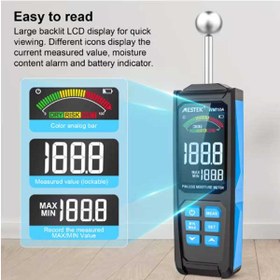 تصویر رطوبت سنج چوب و دیوار مستک مدل WM710A Wood and MESTEK wall hygrometer model WM710A