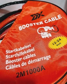 تصویر کابل اتصال باتری ۱۰۰۰ آمپر ۲ متری با کیف 
