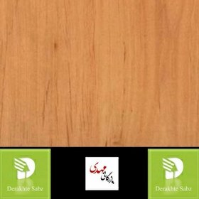 تصویر ساعت دیواری چوبی مدل تمام گرد جنس چوب توسکا - راش Wooden wall clock