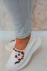 تصویر گیوه گلدوزی 