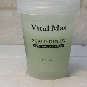 تصویر اسکراب اسکالپ (کف سر) نمکی ویتال مکس Scrab vital max