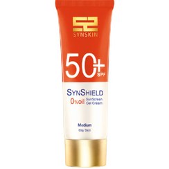 تصویر ژل کرم ضد آفتاب فاقد چربی بژ ساین اسکین SPF50 