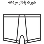 تصویر الگوی خیاطی شورت پادار مردانه K114 