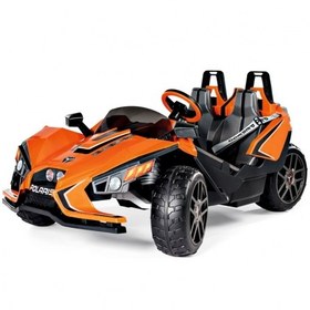 تصویر ماشین شارژی 2 نفره مدل Polaris Slingshot پگ پرگو Peg-Perego 