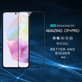 تصویر گلس شیشه ای نیلکین Samsung Galaxy A35 مدل CP+PRO Tempered Glass Samsung Galaxy A35 Nillkin CP+PRO tempered Glass