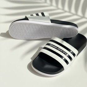 تصویر دمپایی مردانه adidas(آدیداس) وارداتی کفی بالشتی ۱۹۷۲ سفید 