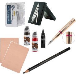 تصویر پک کامل تاتو همراه با دستگاه تاتو 