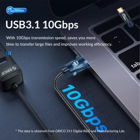 تصویر تبدیل USB3.0 به TYPE-C اوریکو CAF31-10 