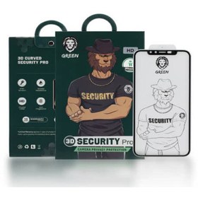 تصویر محافظ صفحه نمایش سکیوریتی پرو سری X-11 گرین Green 3D Security Pro HD Glass Screen Protector xr/11/x/xs/11pro/xsmax/11promax 