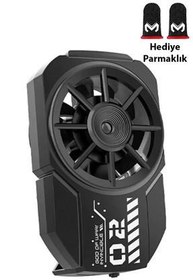 تصویر Memo FL-A2 Air Cooled Phone Mobile Cooling Cooler Cooler Memo Fl-a2 Hava Soğutmalı Cep Telefon Soğutma Fanı Radyatör Soğutucu