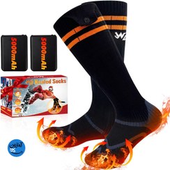 تصویر جوراب‌ حرارتی برند WD باتری 5000 میلی‌آمپر ساعتی 