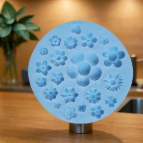 تصویر قالب سیلیکونی گل خمیری 