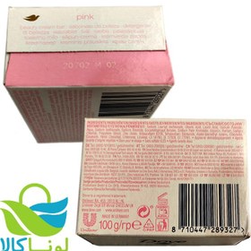 تصویر صابون داو صورتی Dove Pink با رایحه گل رز مقدار 1 Dove Pink Rose Cream Soap 1