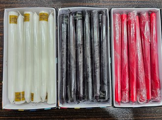 تصویر شمع قلمی 20 سانت ساده مانلی (عمده) 