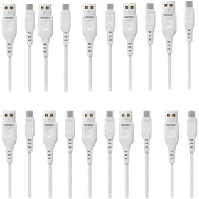 تصویر کابل تبدیل USB به microUSB اندروید دنمن مدل D01V طول 1 متر بسته 10 عددی 