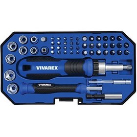 تصویر ست پیچ گوشتی و بیت ویوارکس مدل VR5565-SD ۵۵ عددی 