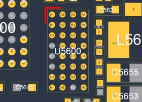 تصویر آی سی تغذیه آیفون ایکس | (U5600)IC PMU iPhone X (LM3373A1YKA) 