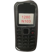 تصویر قاب ژله ای Nokia 1280 مشکی ا Geli Cover Case For Nokia 1280 Geli Cover Case For Nokia 1280