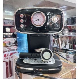 تصویر دستگاه قهوه خونگی سیلورکرست 1100 وات SILVERCREST Espresso machine Sem1100b