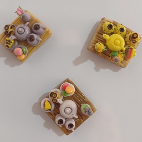 تصویر مگنت یخچالی خمیری مگنت رو یخچالی