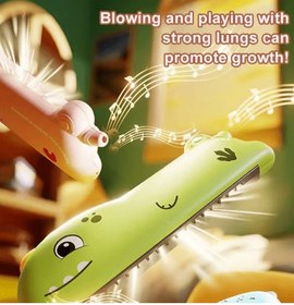 تصویر سازدهنی سوت دار کودک طرح حیوانات فانتزی 