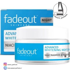 تصویر کرم ضدلک قوی وروشن کننده شب فید اوت Advanced حجم 50 میلی لیتر Fadeout Advanced Whitening Night Cream