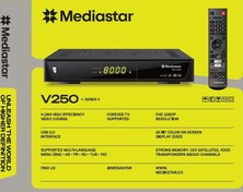 تصویر گیرنده دیجیتال مدیا استار V250 ورژن دو کنترل جدید وی 250 Mediastar V250