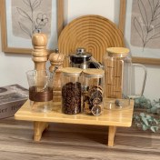 تصویر استند بامبو مستطیلی با ابعاد ۲۴ × ۳۵ سانتی‌متر 