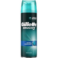 تصویر ژل اصلاح مچ تری مدل اکسترا کامفورت با حجم 200میلی لیتر Gillette Match3 Extra Comfort 200ml