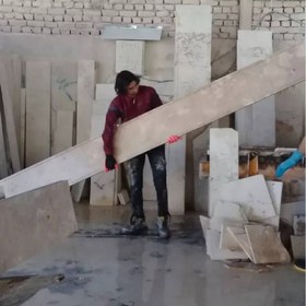 تصویر گروه کارخانجات نوین سنگ - سنگ ژان|سنگ درپوش دیوار تراورتن عرض 40 سانتیمتر 