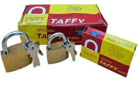 تصویر قفل آویز طرح برنجی تافی 