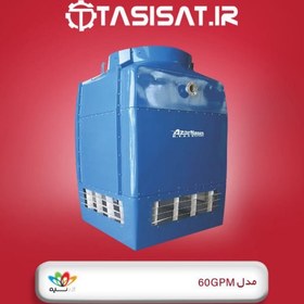 تصویر برج خنک کننده آذرنسیم مدل 60GPM برج خنک کننده گالوانیزه تهویه آذر نسیم 60GPM