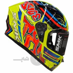 تصویر کلاه کاسکت فک ثابت SMK STELLAR کد 12 SMK STELLAR fixed-jaw helmet code 12