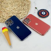 تصویر قاب ژله ای اپل iPhone 13 Pro Max طرح Gold Line 