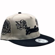 تصویر کلاه کپ کرم بک فیت مدل Y Y Model Back-Fit Cream Baseball Cap