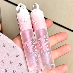 تصویر سرم آبرسان شکوفه گیلاس تقویت کننده و مرطوب کننده مژه و ابرو سلطنتی ریمل شفاف فانتزی کیوت پینترستی 