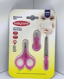 تصویر ست مانیکور مدل ۵۱۱ بیبی لند کد ۱۱۹۴ - صورتی 