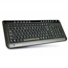 تصویر کیبورد با سیم ای فور تک مدل KL-40 KL-40 Wired Multimedia Keyboard