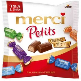 تصویر شکلات آلمانی مرسی پتیتس Merci Petits Chocolate Collection میکس شکلات 125 گرم تاریخ 2024/08/01 