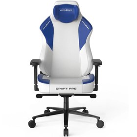 تصویر خرید صندلی گیمینگ DXRacer Craft Pro Classic Gaming Chair – White/Blue 