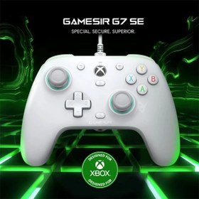 تصویر GamesIR G7 SE Controller برای سری Xbox X | S ، Xbox One & Windows 10/11 ، Gamepad Gaming و Play Gaming With Hall Joysticks/Trigger Hall ، 3.5 میلی متر Audio Jack Blue 5 اوت 2024 GameSir G7 SE Wired Controller for Xbox Series X|S, Xbox One &amp; Windows 10/11, Plug and Play Gaming Gamepad with Hall Effect Joysticks/Hall Trigger, 3.5 mm Audio Jack