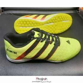 تصویر کفش فوتبال چمن مصنوعی استوک ریز آدیداس پردیتور زرد ADIDAS PREDATOR کد VM468 