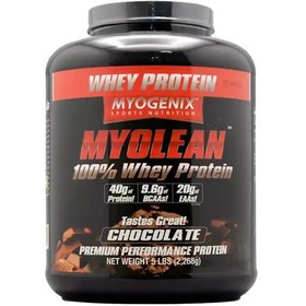 تصویر پودر پروتئین وی 100 درصد مایولین 2268 گرم مایوجنیکس ا Myogenix Myolean 100 Protein Whey 2268 g Myogenix Myolean 100 Protein Whey 2268 g