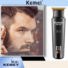 تصویر ماشین اصلاح موی سر وصورت کیمی KM-2282 کد 2486 USB Man Cordless Professional Hair Cutter Kemei km-2282