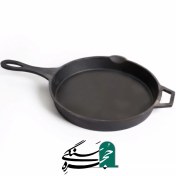 تصویر ماهیتابه چدنی دسته دار مدل سرآشپز 