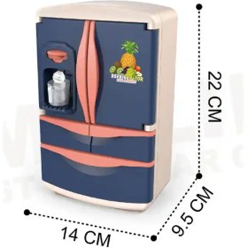 تصویر یخچال اسباب بازی ساید بای ساید 