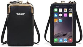 تصویر کیف پول زنانه تلفن همراه متقاطع سبک وزن COOLBABY، کیف کارت نگهدارنده کیف چرمی PU 