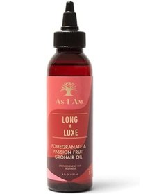 تصویر روغن مو بلند و لوکس 120 میلی‌لیتر برند as i am Long And Luxe Grow Hair Oil 120ml